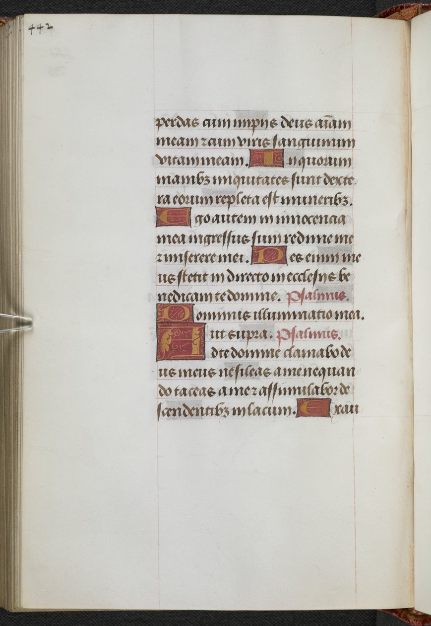 Reyes 9, f.235v, Libro de Horas, Uso de Sarum ("Libro de Horas de Ana Bolena") (vitela) de School Netherlandish