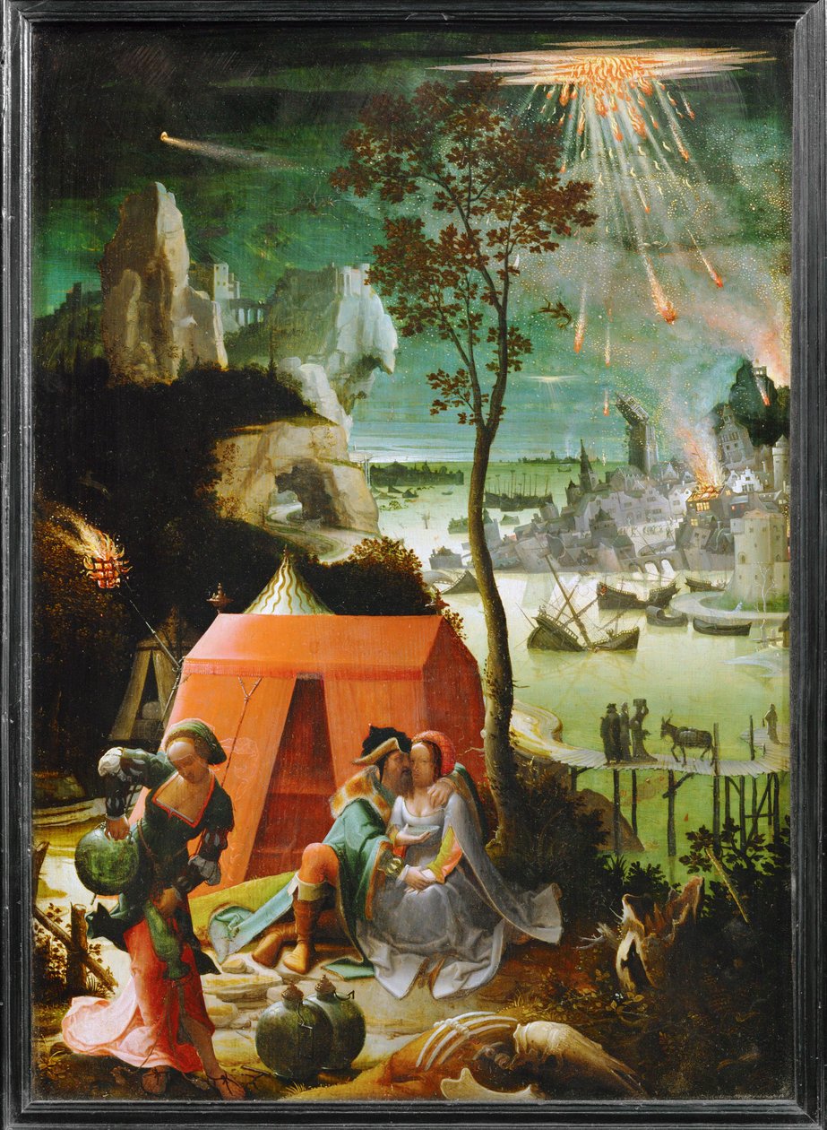 Lot y sus hijas ... de School Netherlandish