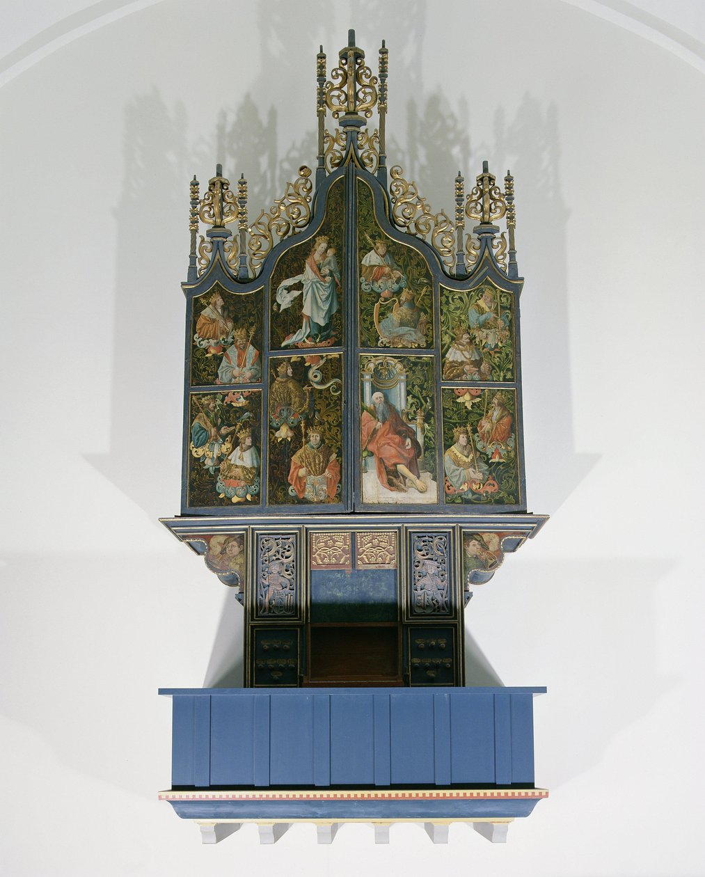 Órgano pintado de School Netherlandish