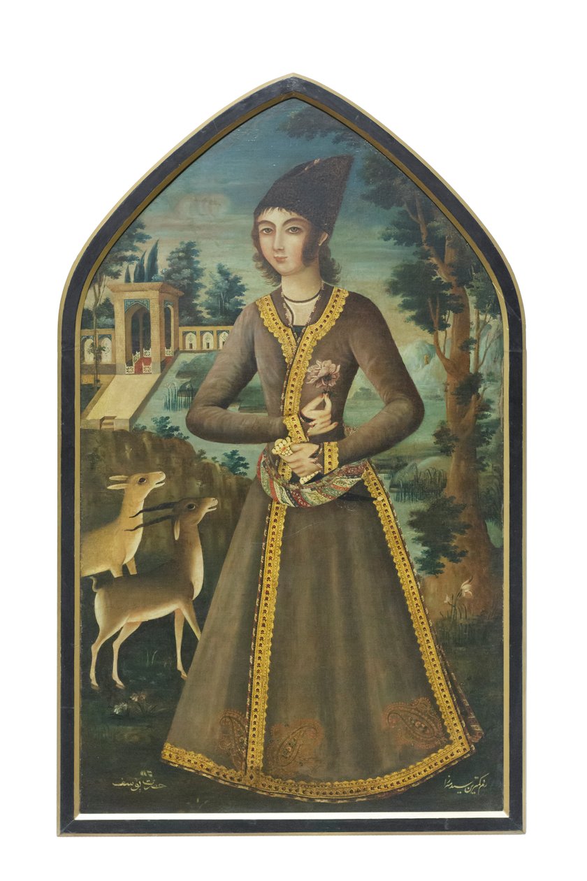 San José, Seyyed Mirza (óleo sobre lienzo) de School Qajar