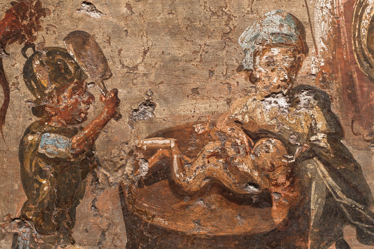 El Juicio de Salomón, Pompeya de School Roman