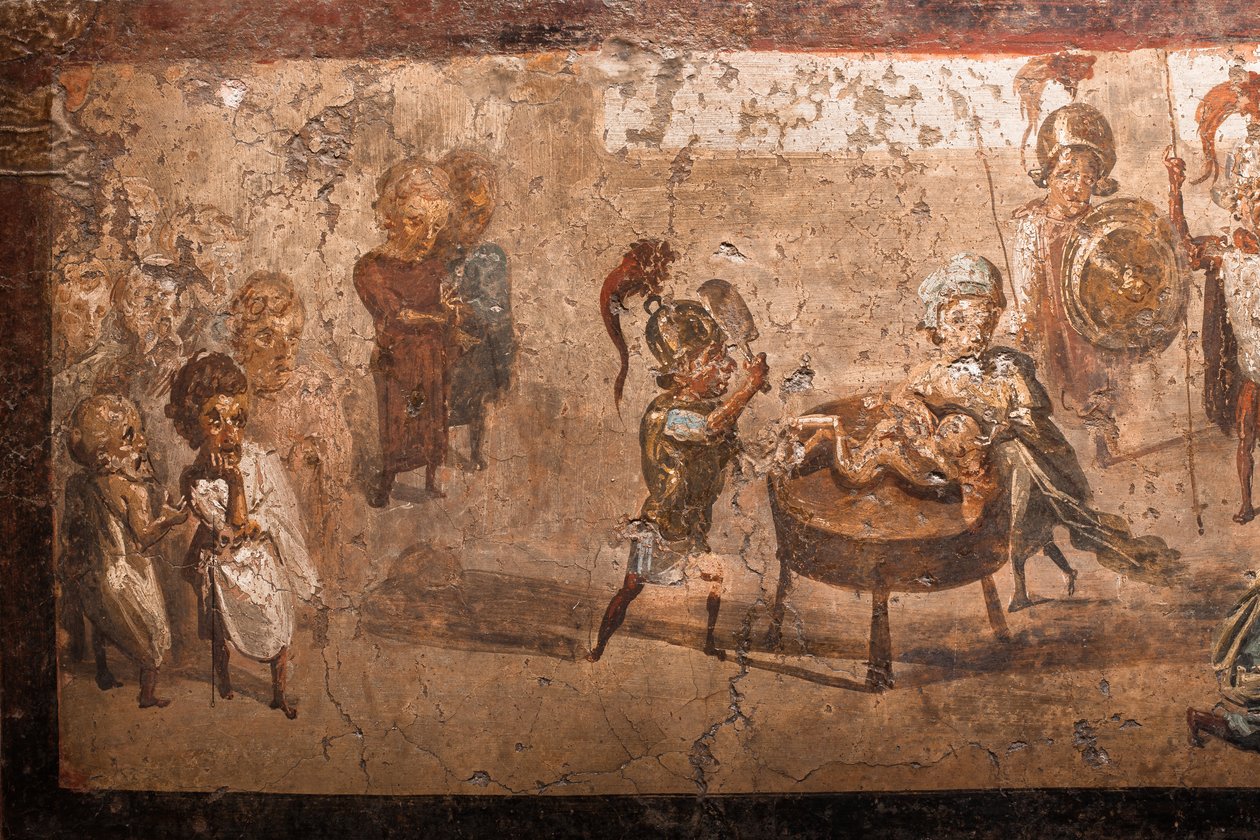 El Juicio de Salomón, Pompeya de School Roman