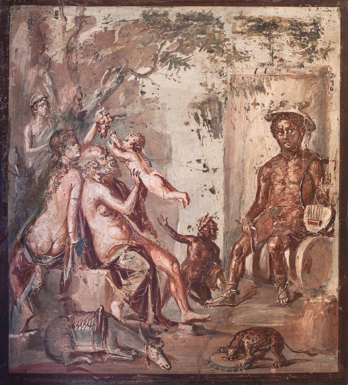 La infancia de Baco, Herculano de School Roman