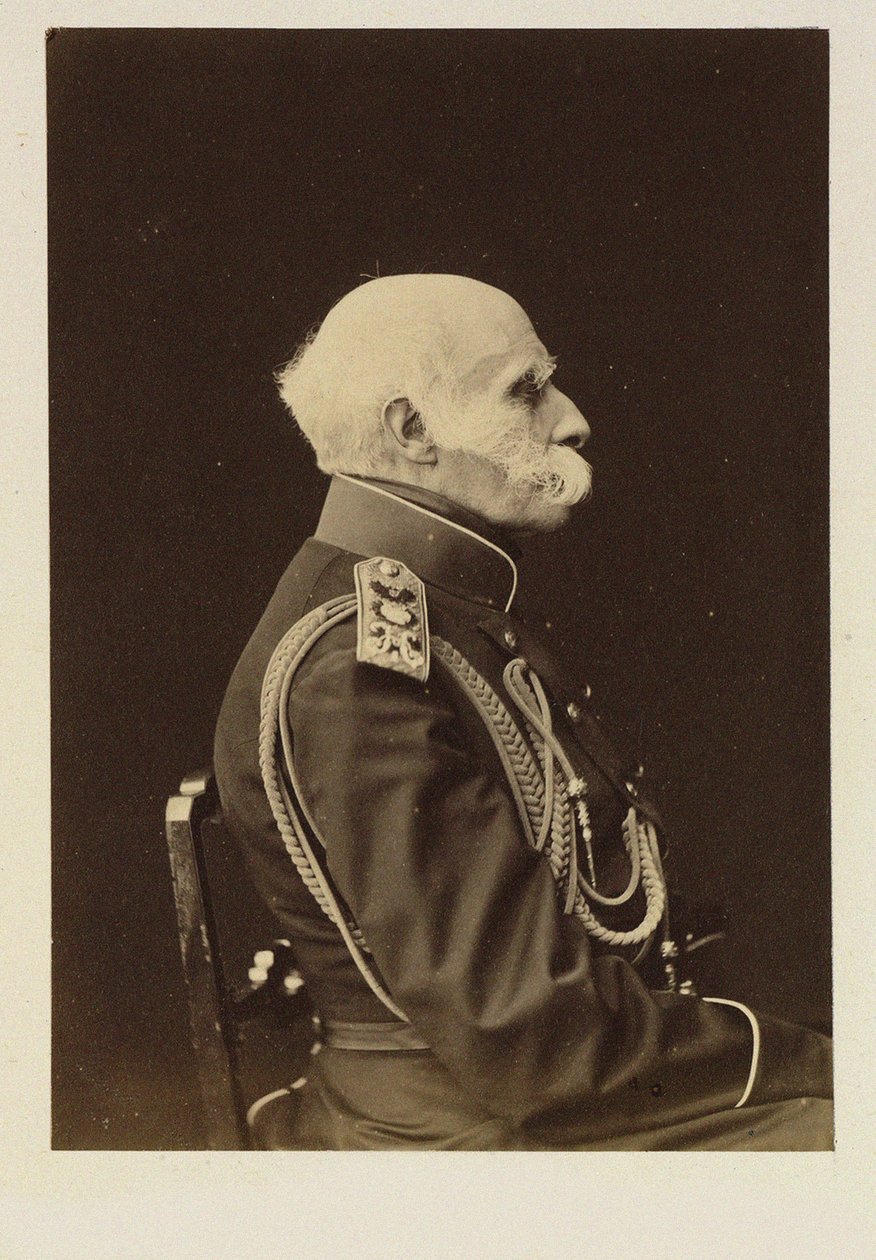Conde Friedrich Benjamin von Lutke, navegante, geógrafo y explorador alemán del Báltico, súbdito del Imperio Ruso - Retrato del Conde Fyodor Petrovich Litke (1797-1882), Anónimo . Litografía de School Russian