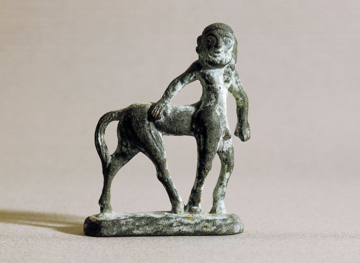 Arte ibérico: escultura de un centauro siglo VI-IV a.C. (bronce) de School Spanish