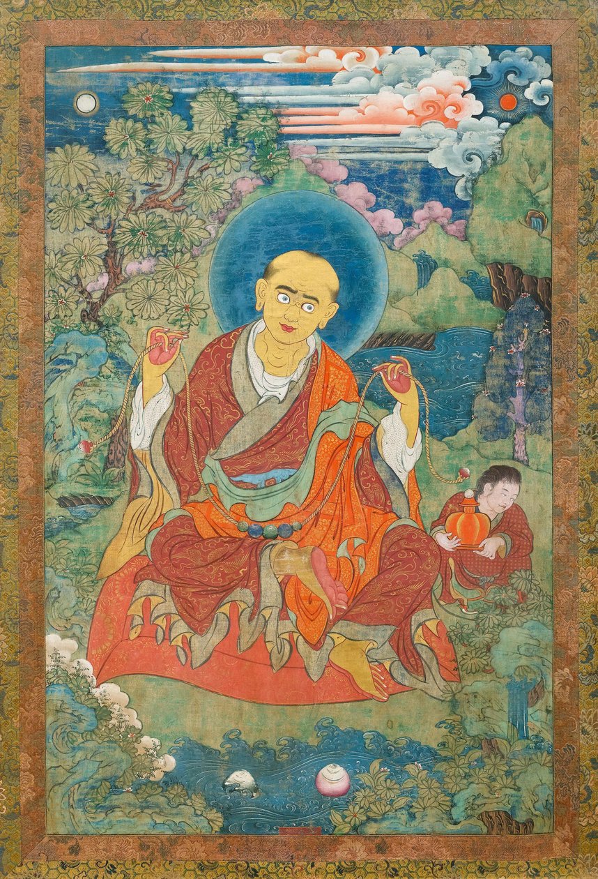El Arhat Kanakavatsa de School Tibetan