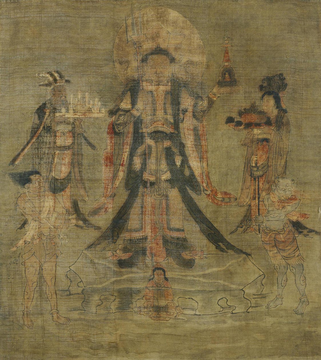 Cultura tibetana: Vaisravana Bishamonten, el Guardián del Norte de School Tibetan