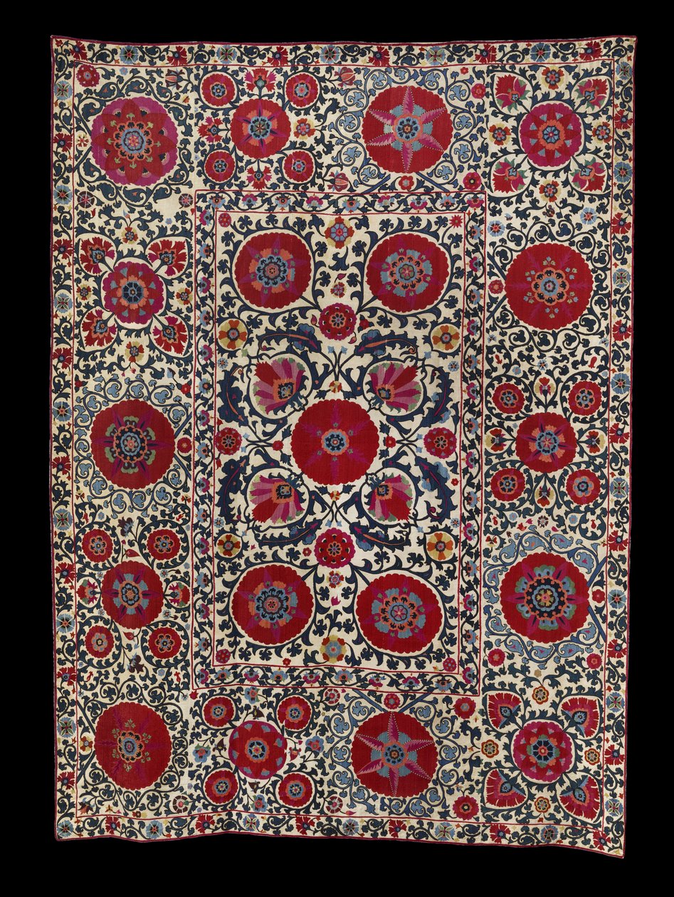 Shakhrisyabz Suzani, c. 1800 de School Uzbek