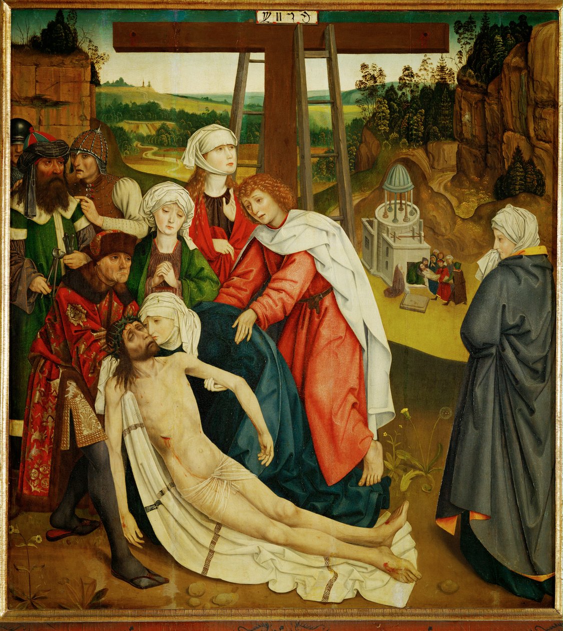 Deploration ... (pintura sobre madera) de Schottenaltar Master