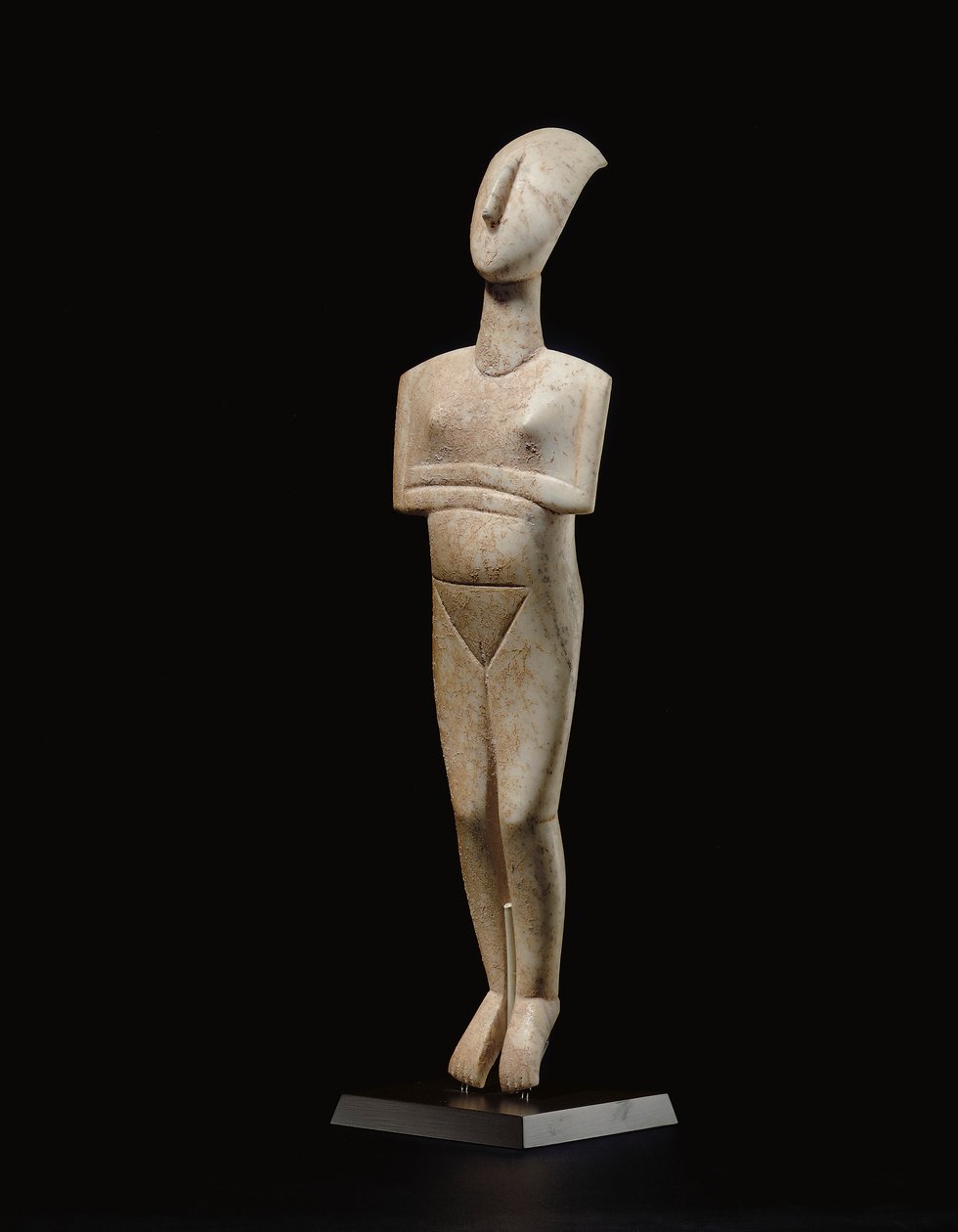 Figura femenina reclinada cicládica, pieza de nombre del Maestro Schuster, Cicládico Temprano II, c.2400 a.C. de Schuster Master