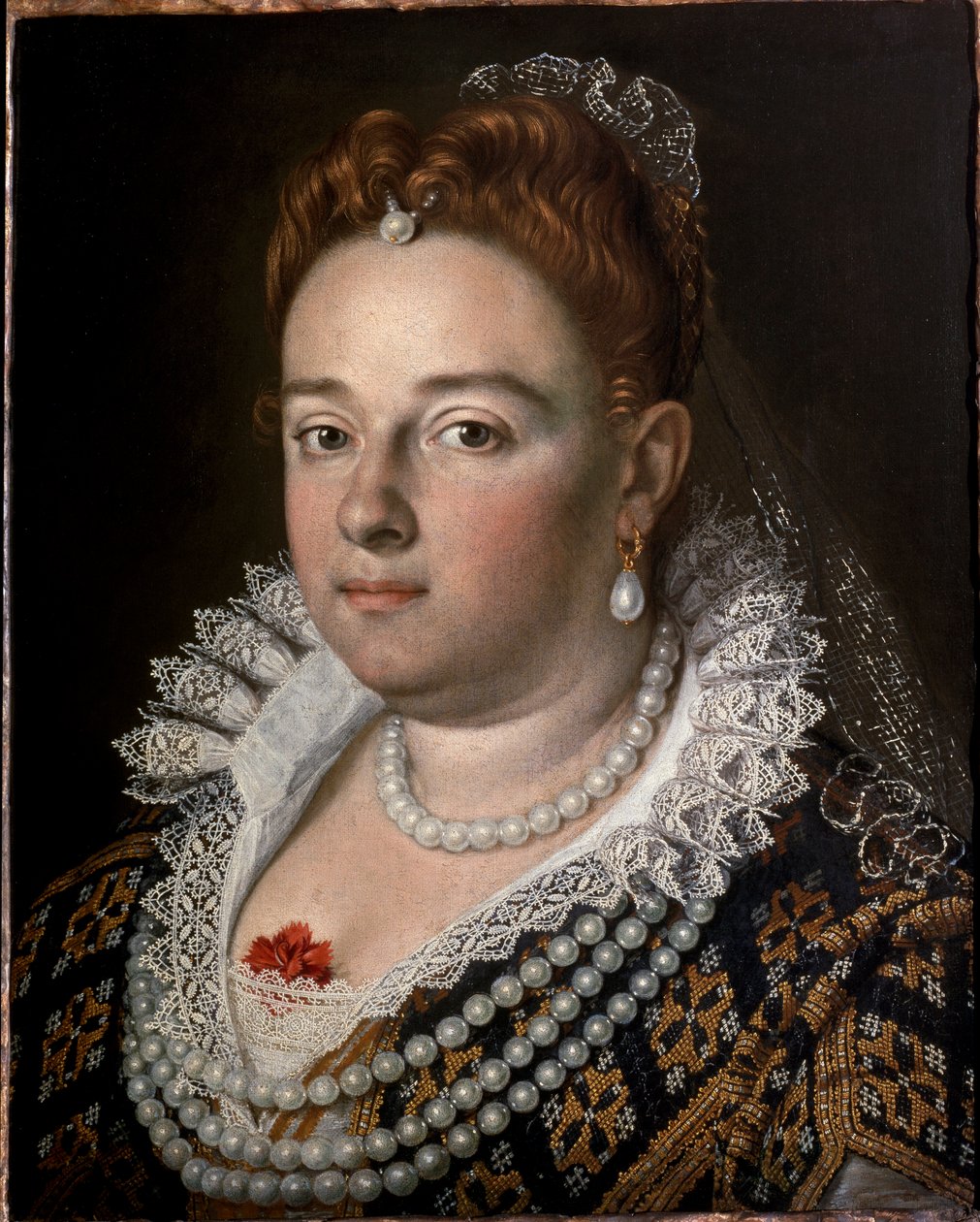 Retrato de Bianca Capello, dama veneciana del Renacimiento de Scipione Pulzone