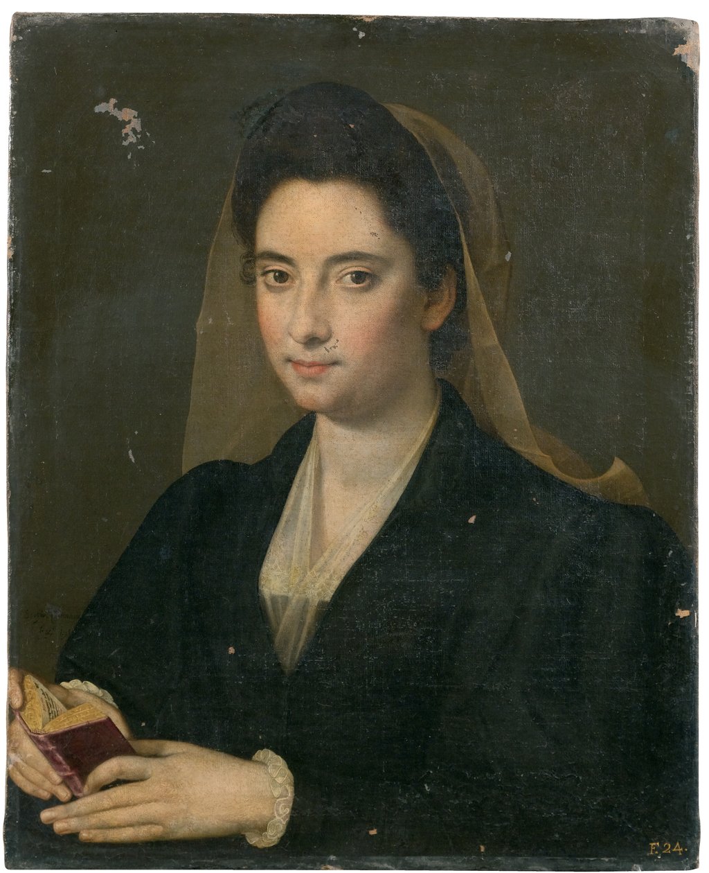 Retrato de una dama con un libro (