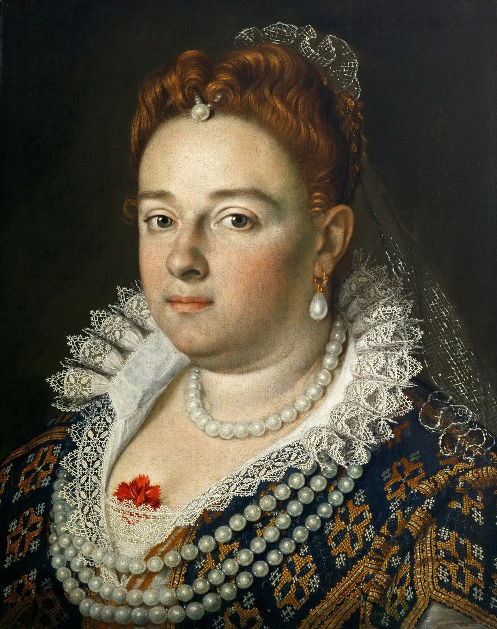 Retrato de Bianca Cappello 1548-1587, Gran Duquesa de Toscana de Scipione Pulzone