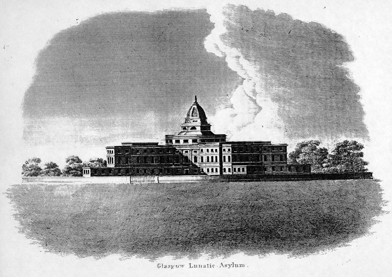 Asilo de Lunáticos de Glasgow, c.1830 de Scottish School