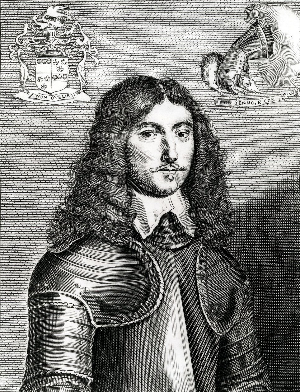 James Graham, Marqués de Montrose, grabado por A. Matham, c.1644-50 de Scottish School