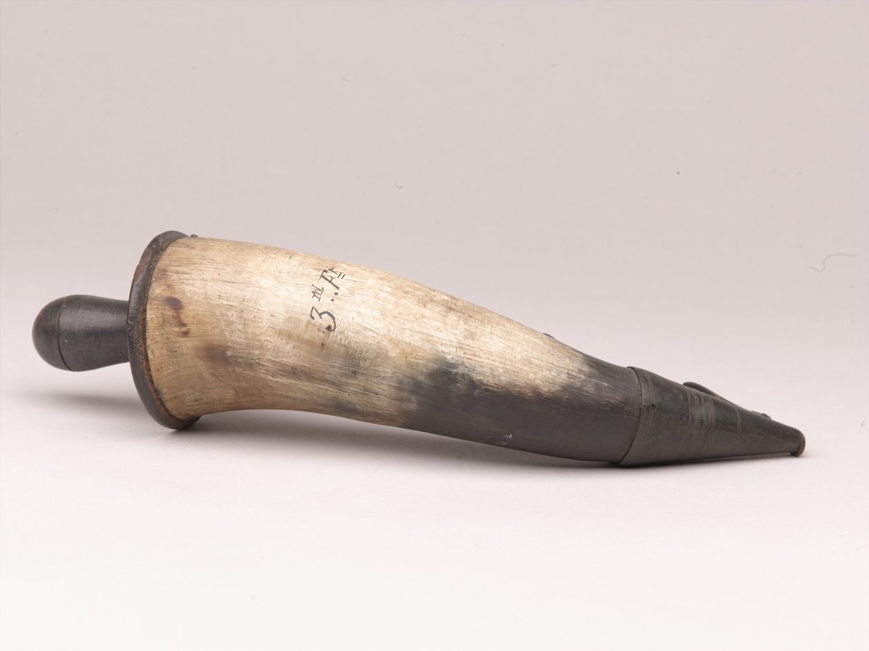 Cuerno de pólvora, c.1775 de Scottish School