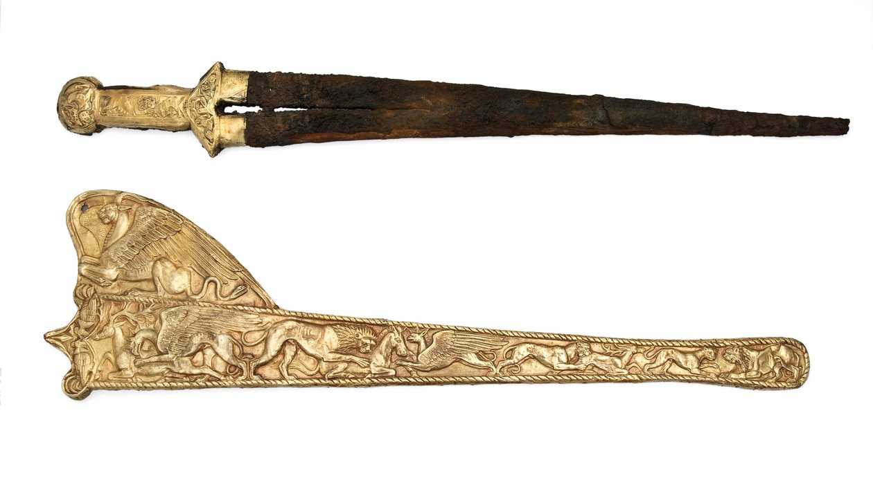Espada con vaina, siglo VI-V a.C. de Scythian