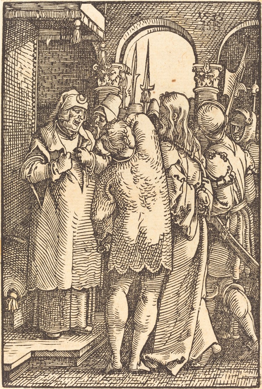 Cristo ante Caifás de Sebald Beham