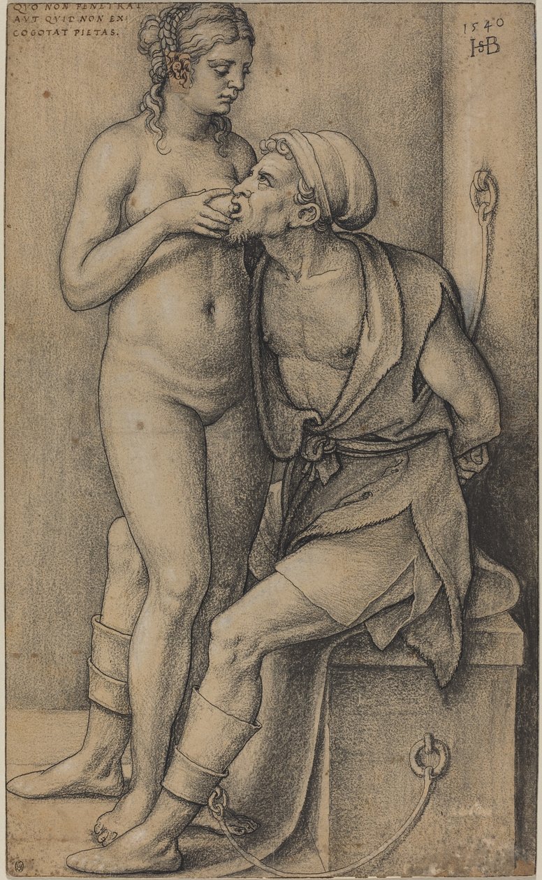 Cimón y Pero de Sebald Beham