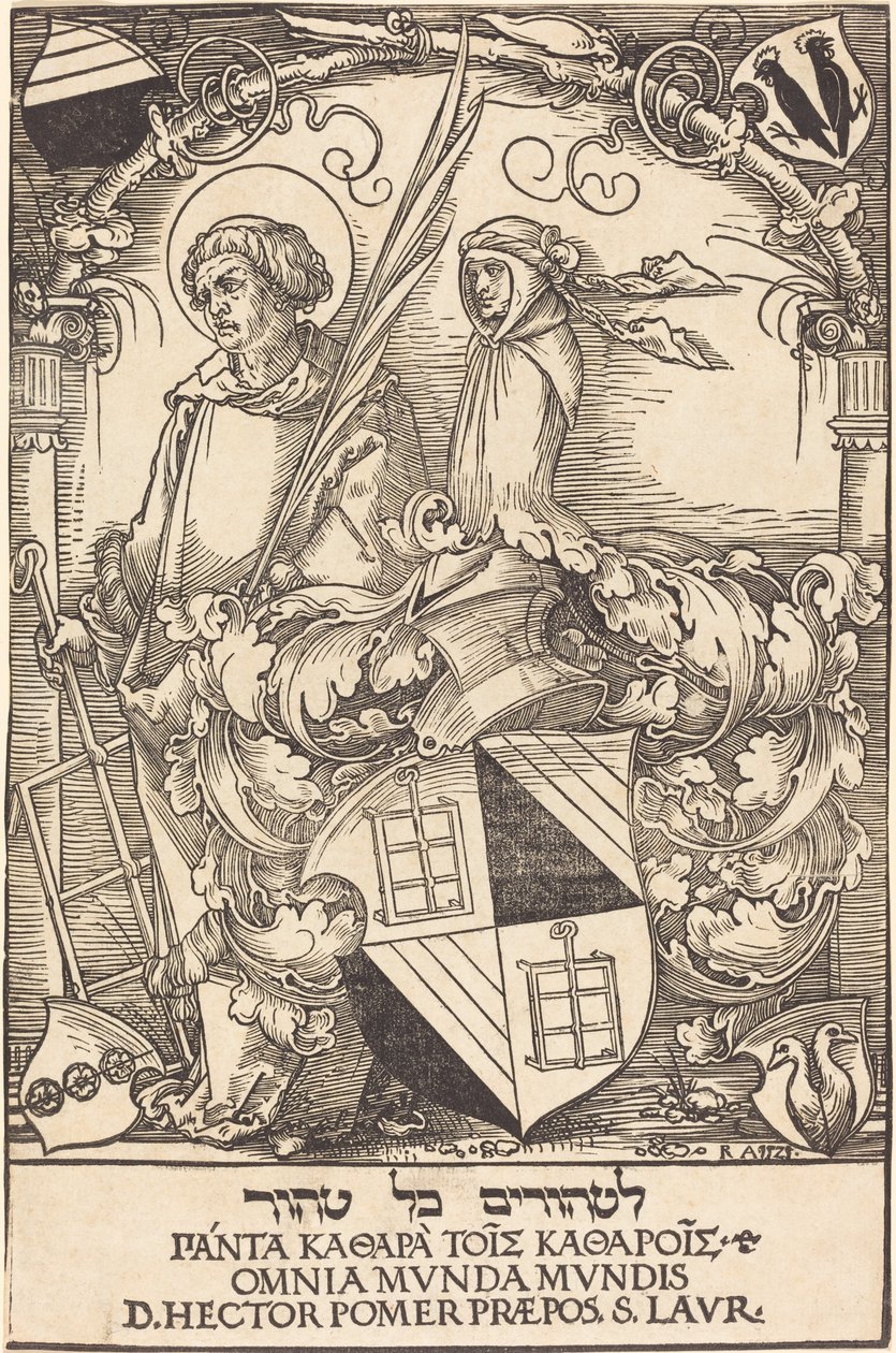 Escudo de armas de Héctor Pomer de Sebald Beham