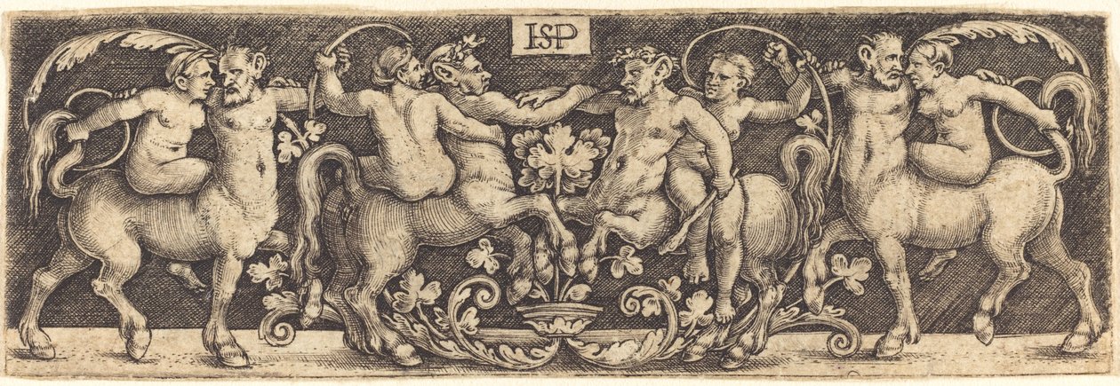 Friso con centauros de Sebald Beham