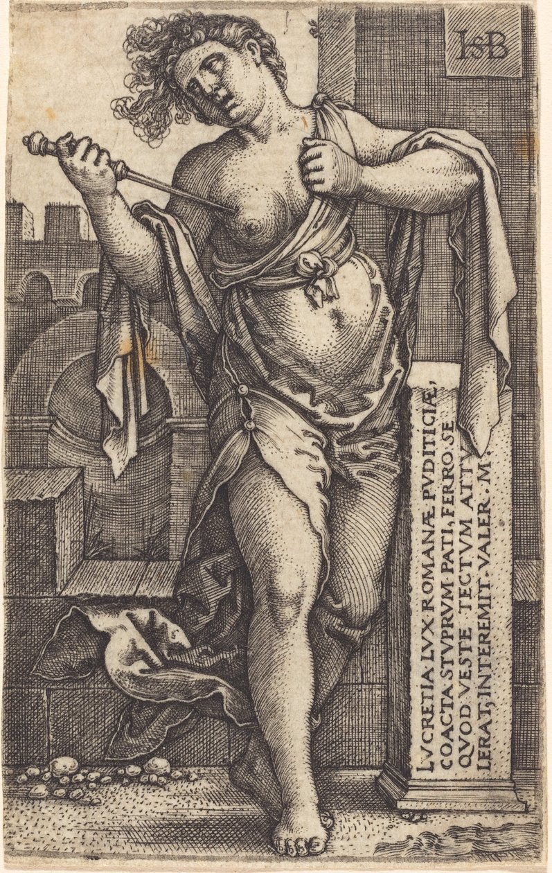 Lucrecia de Pie de Sebald Beham