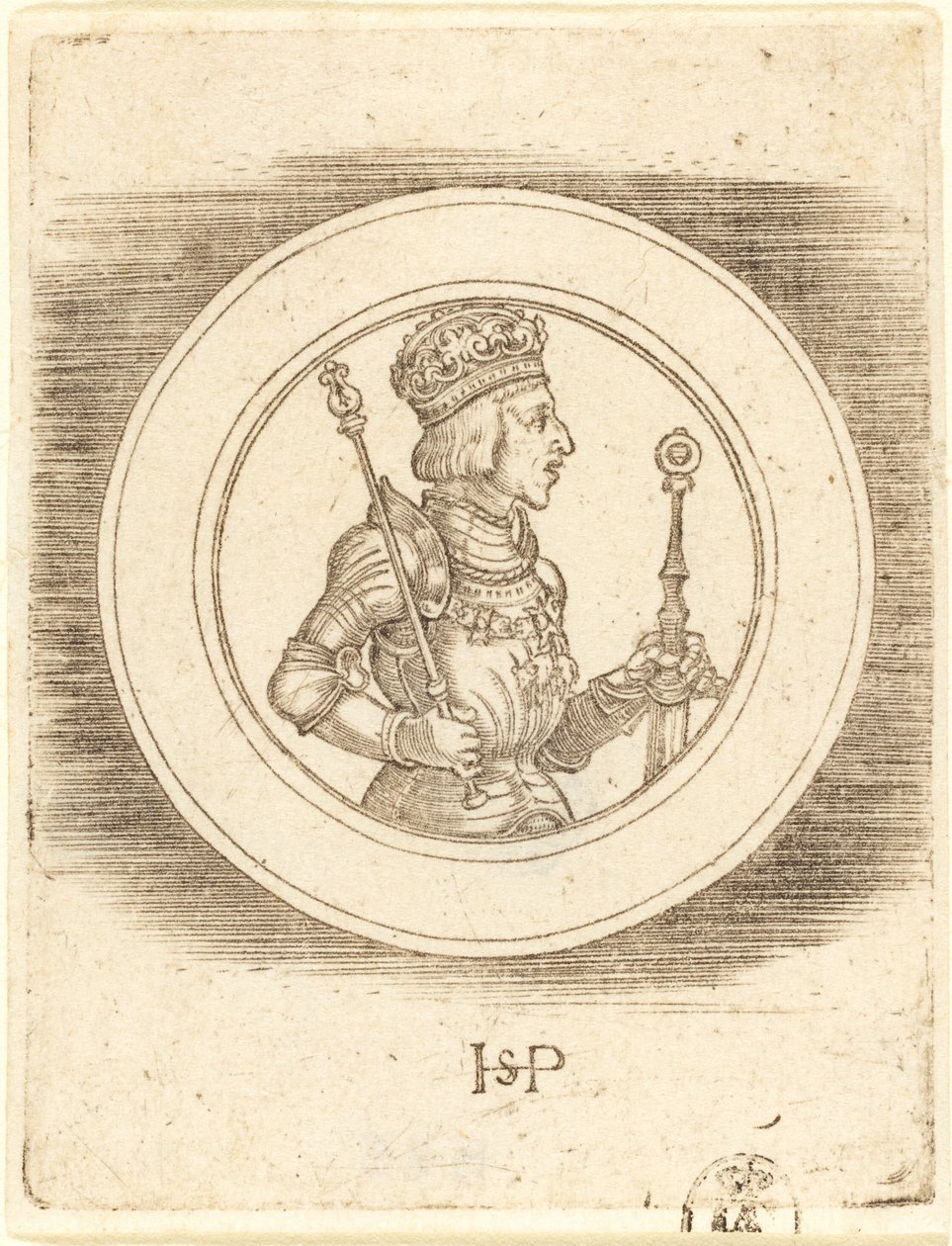 Medalla del Rey Fernando de Hungría y Bohemia de Sebald Beham