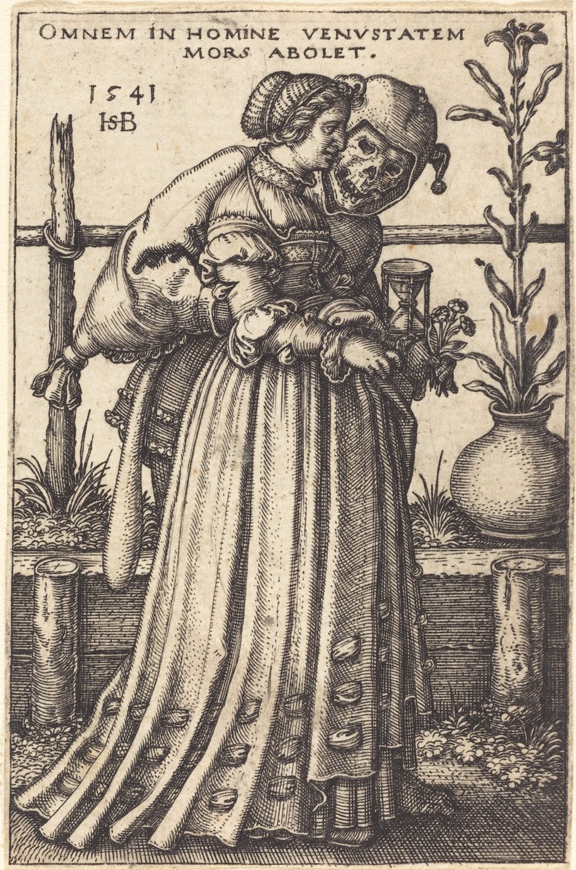 La Dama y la Muerte de Sebald Beham