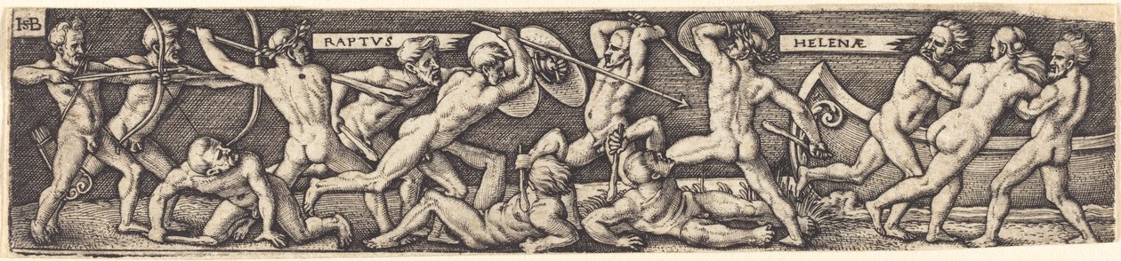 El rapto de Helena de Sebald Beham