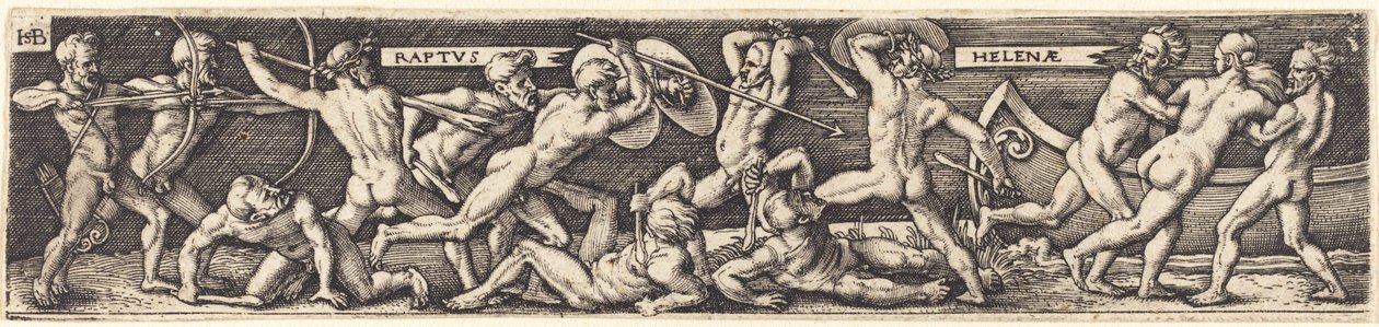 El rapto de Helena de Sebald Beham