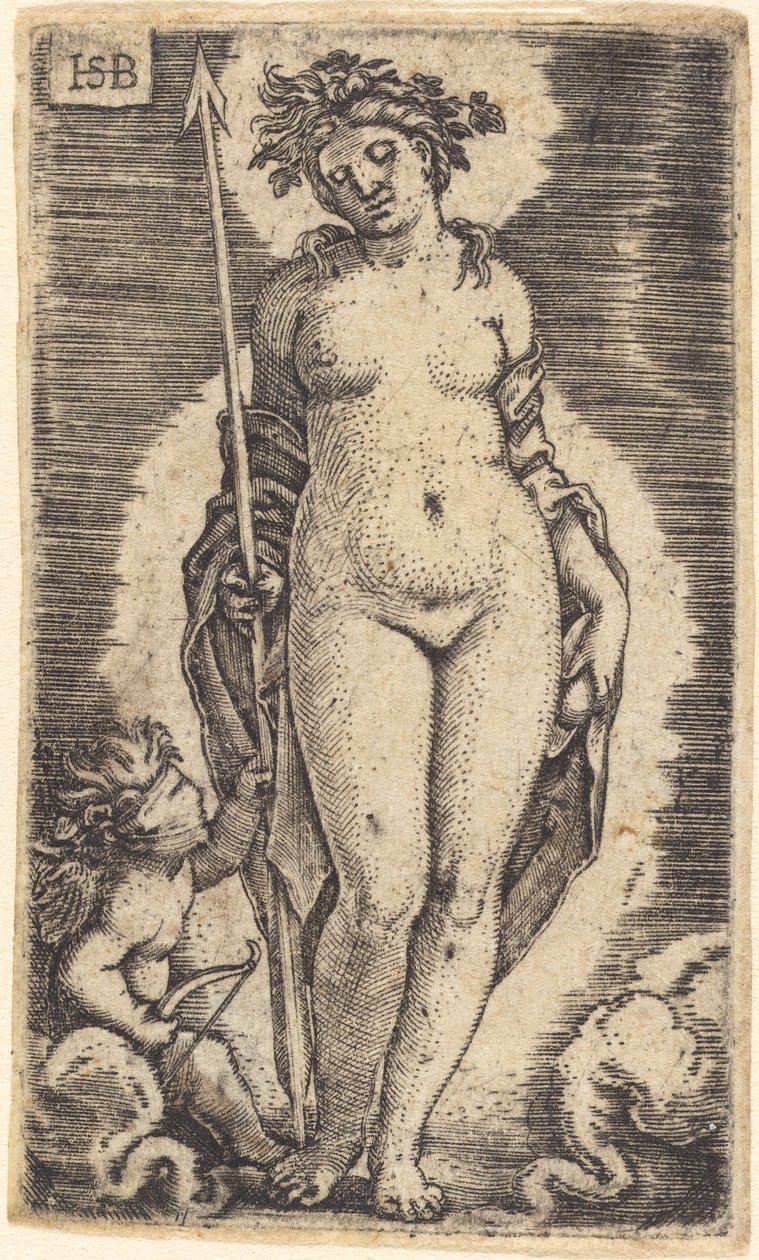 Venus y Cupido de Sebald Beham