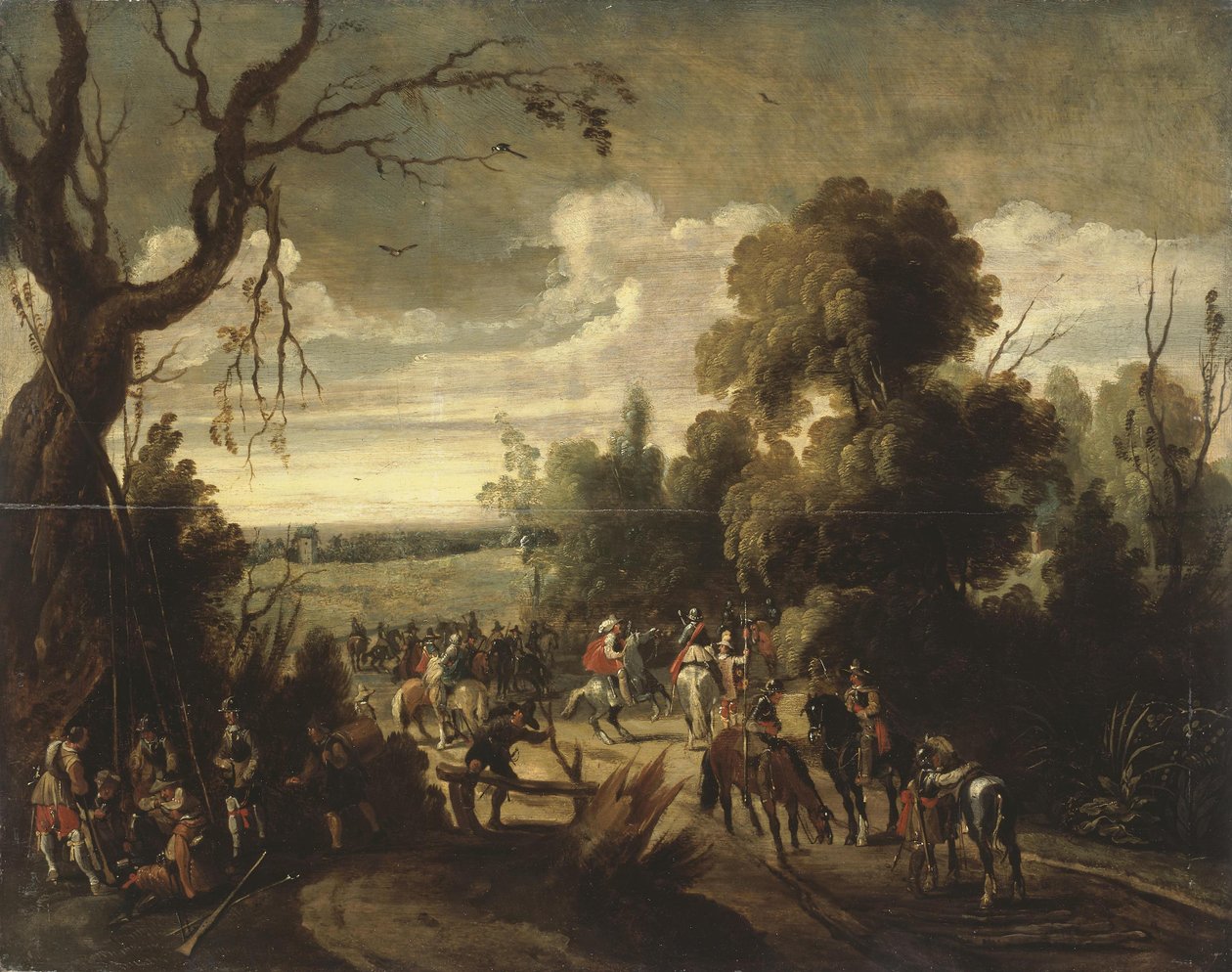 Descanso de los Jinetes de Sebastiaen Vrancx