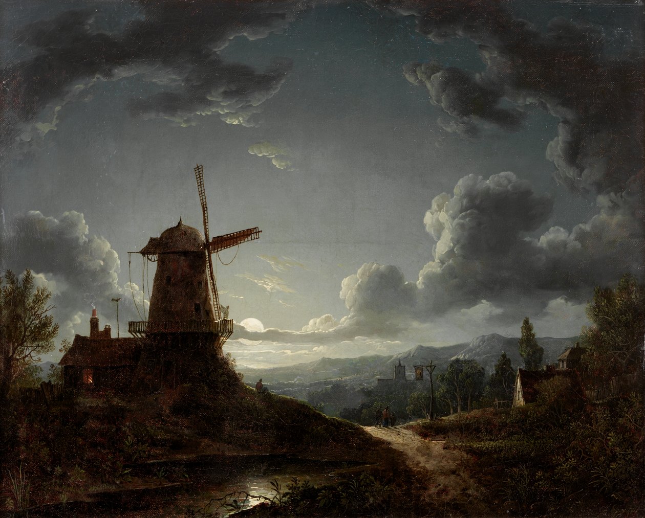 Paisaje a la luz de la luna de Sebastian Pether
