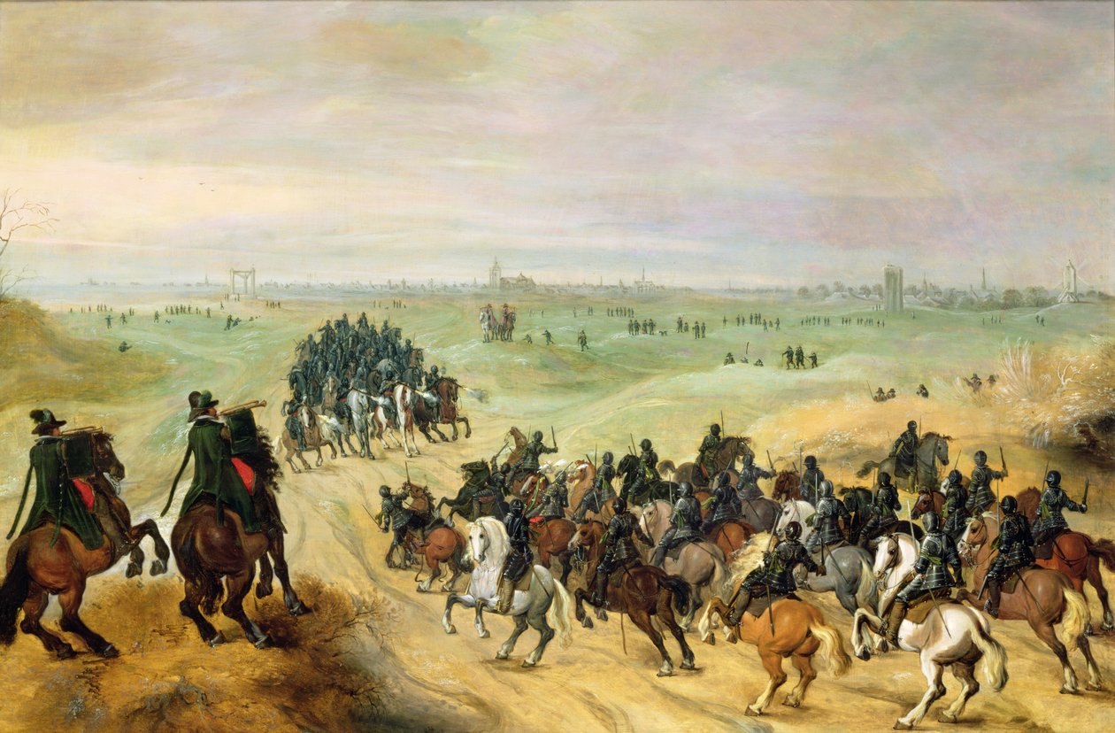 La confrontación, 1600 de Sebastian Vrancx