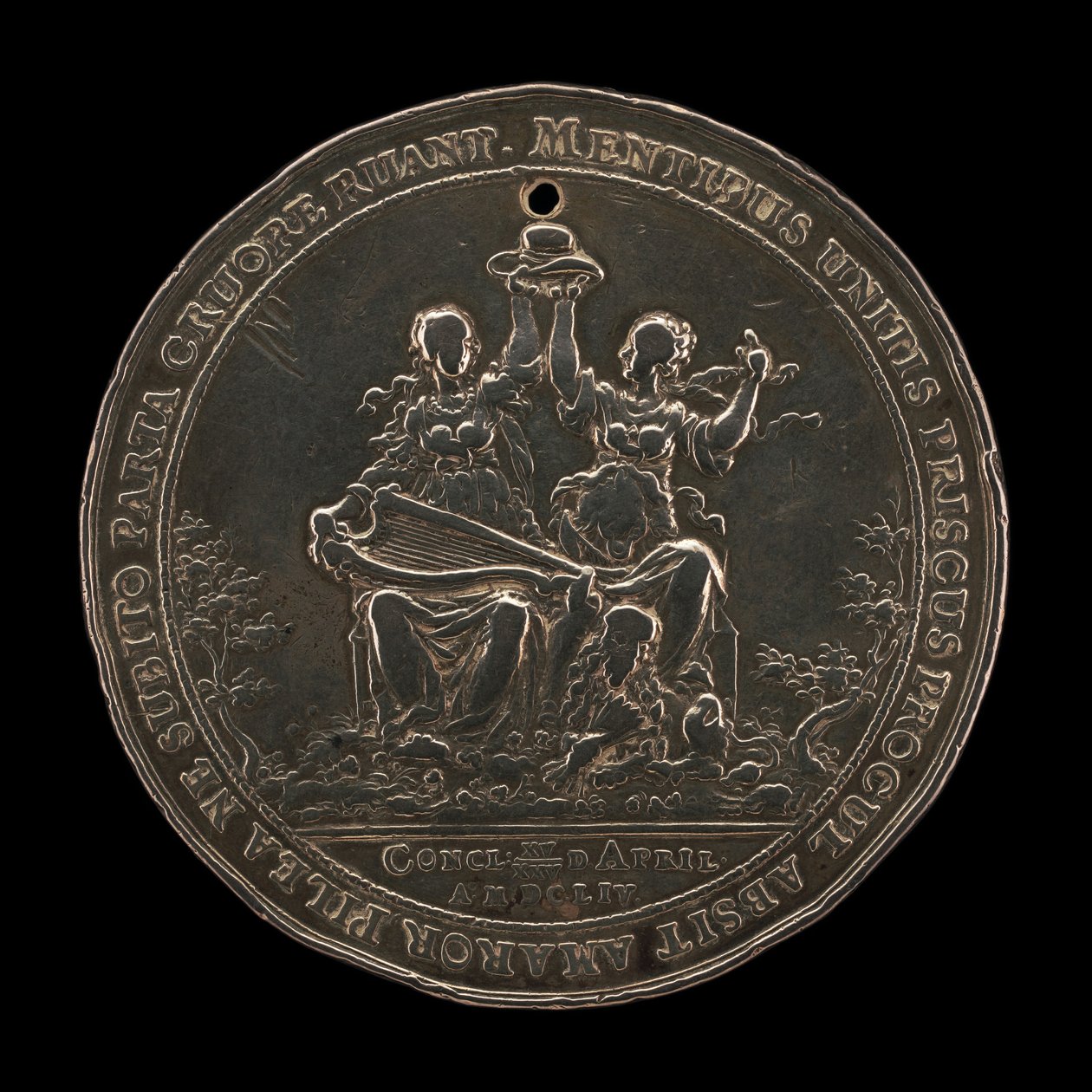Paz con Holanda [anverso], 1654 de Sebastian Dadler