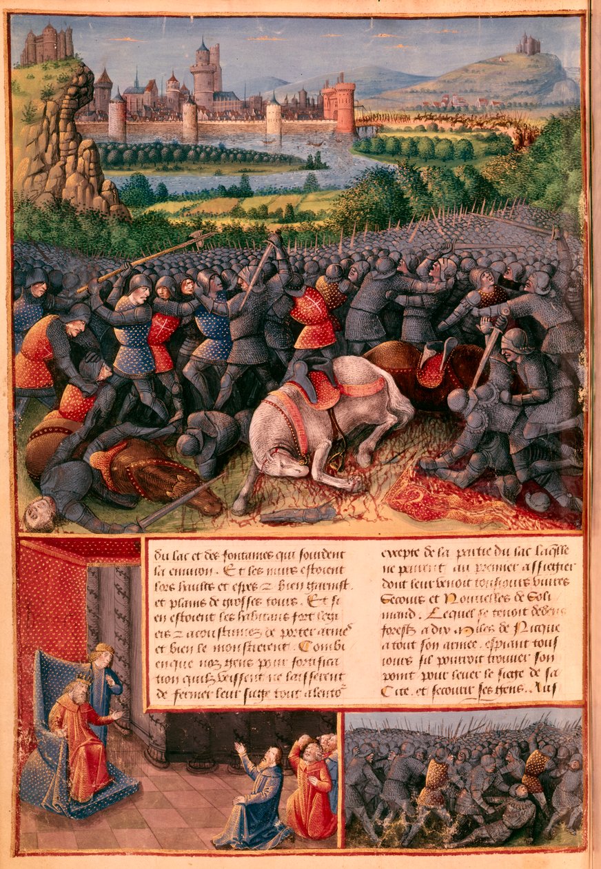 Escenas de la Primera Cruzada, 1096-1099 c. 1490 de Sebastian Marmoret