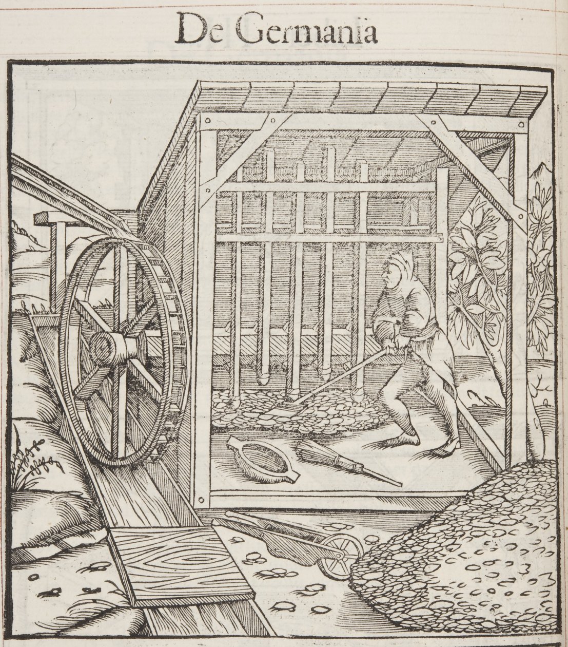 Cosmographia, detalle (Fol 43) de Sebastian Munster