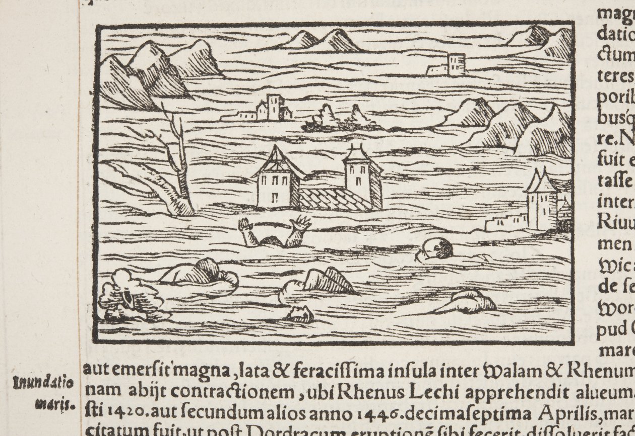 Cosmographia (detalle) de Sebastian Munster