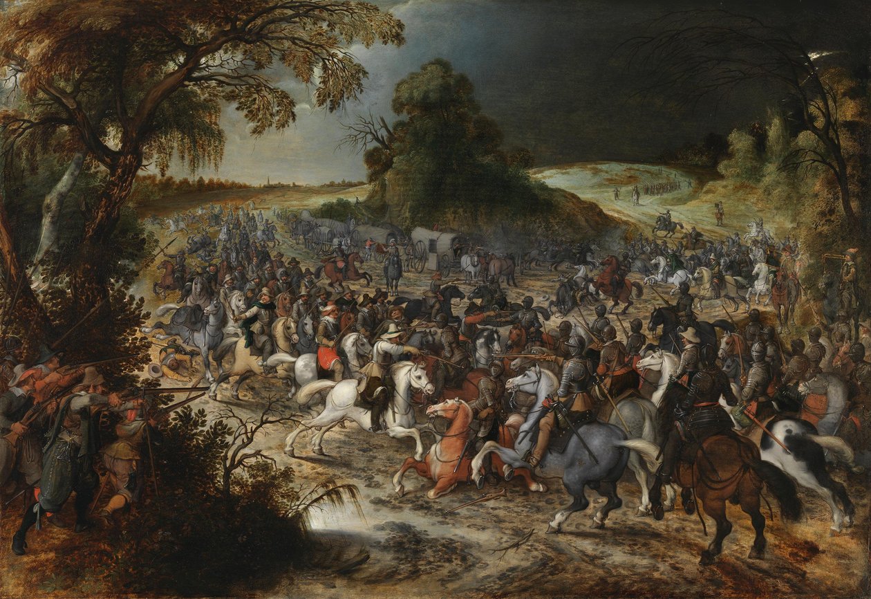 Escaramuza de caballería de Sebastian Vrancx