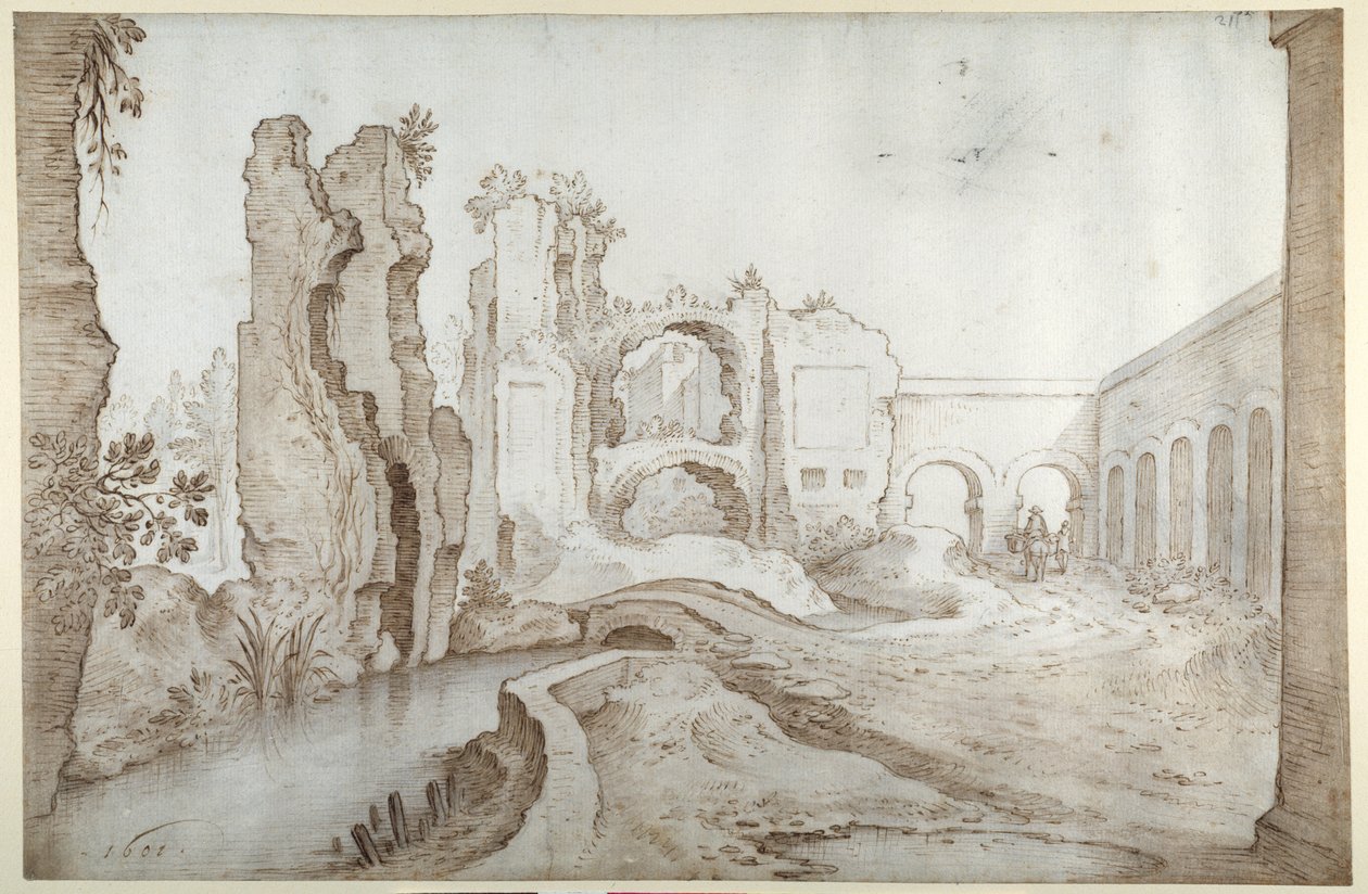 Ruinas de las Termas de Tito de Sebastian Vrancx