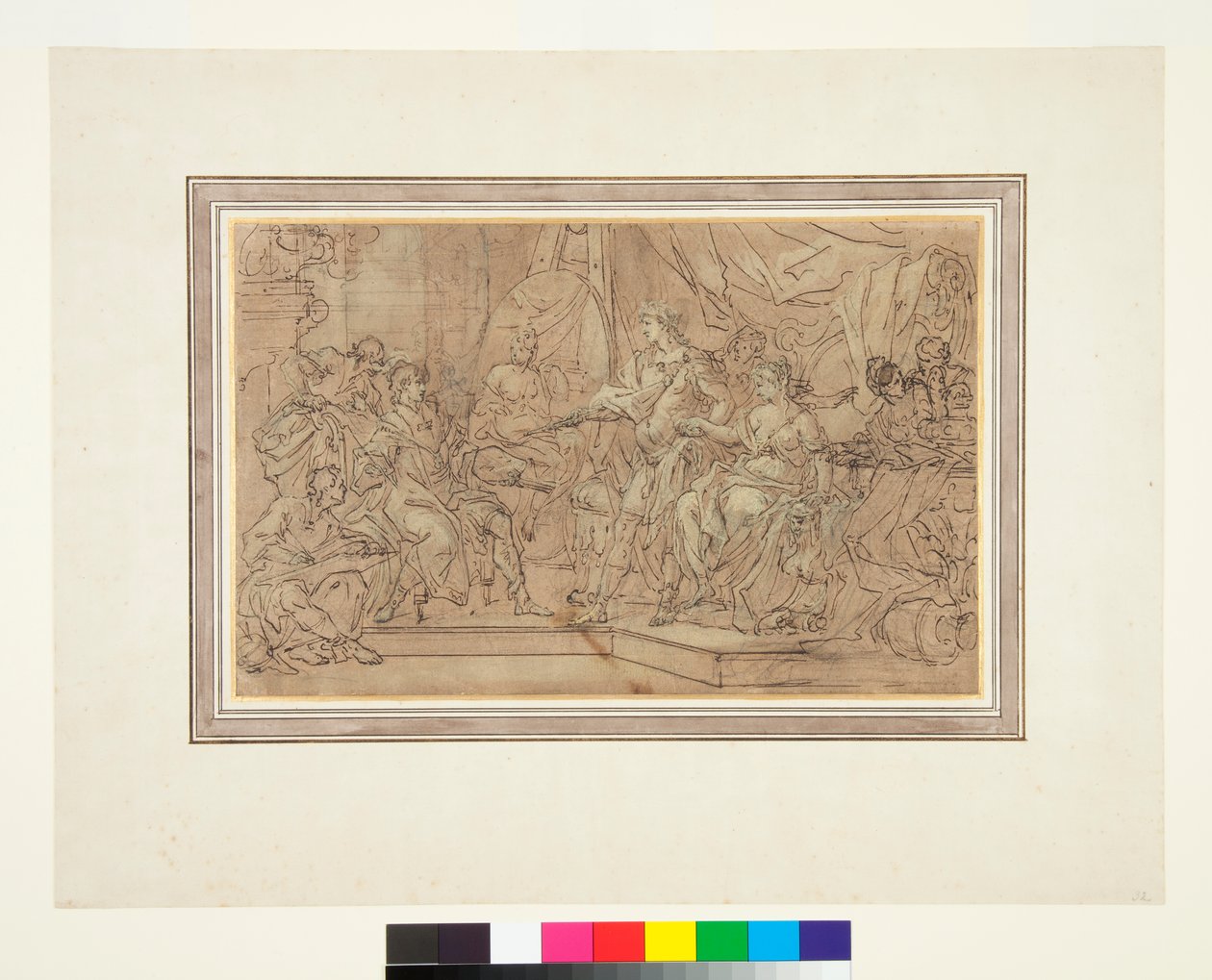 Alejandro Entregando a Campaspe a Apeles c.1715 de Sebastiano Conca