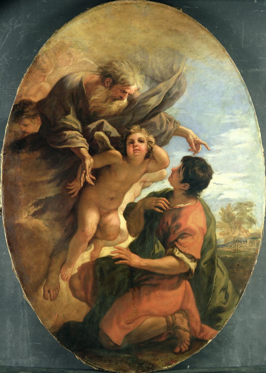 Dios aparece a Moisés en la zarza ardiente, c.1695-1700 de Sebastiano Ricci