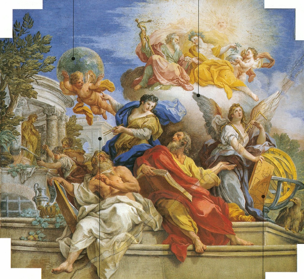Alegoría de la ciencia de Sebastiano Conca