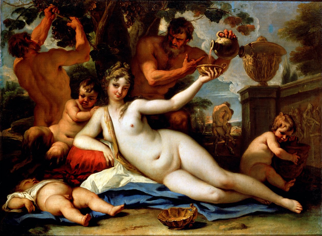Bacante y sátiros, c1713 de Sebastiano Ricci