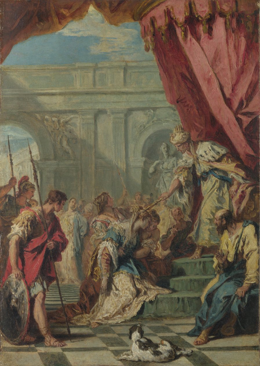 Ester ante Asuero, ca. 1730 de Sebastiano Ricci