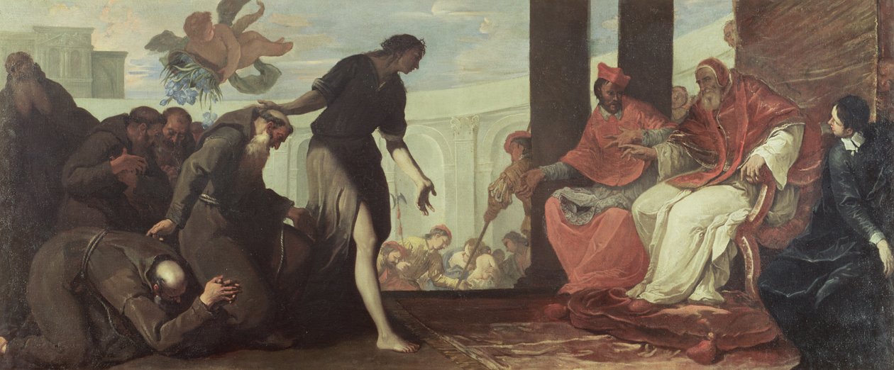 Pablo III aprueba la Orden de los Capuchinos de Sebastiano Ricci