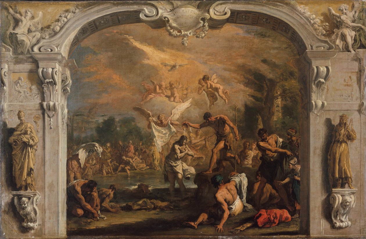 El bautismo de Cristo de Sebastiano Ricci