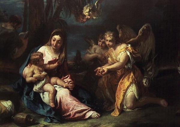 El descanso en la huida a Egipto de Sebastiano Ricci