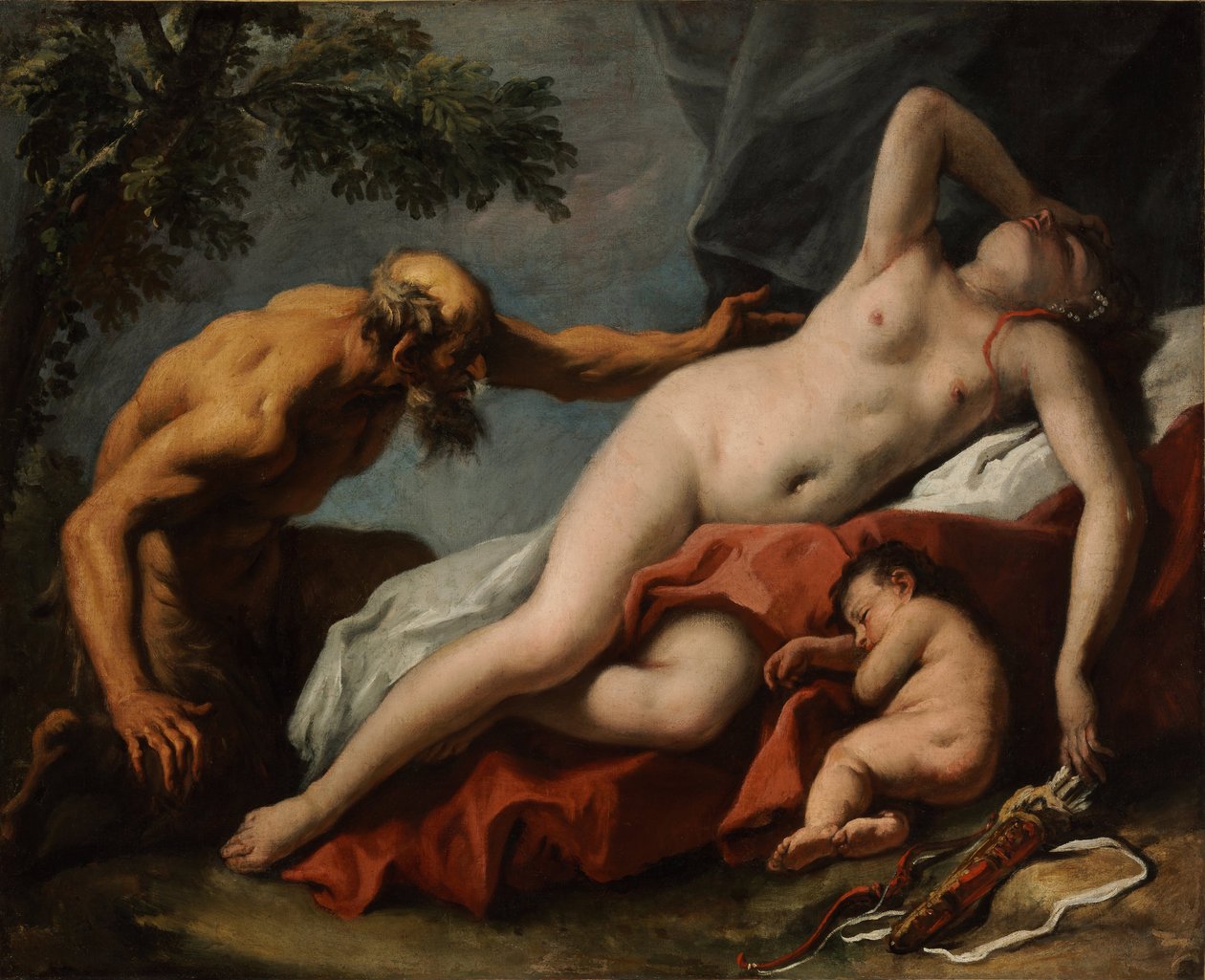 Venus y Sátiro de Sebastiano Ricci