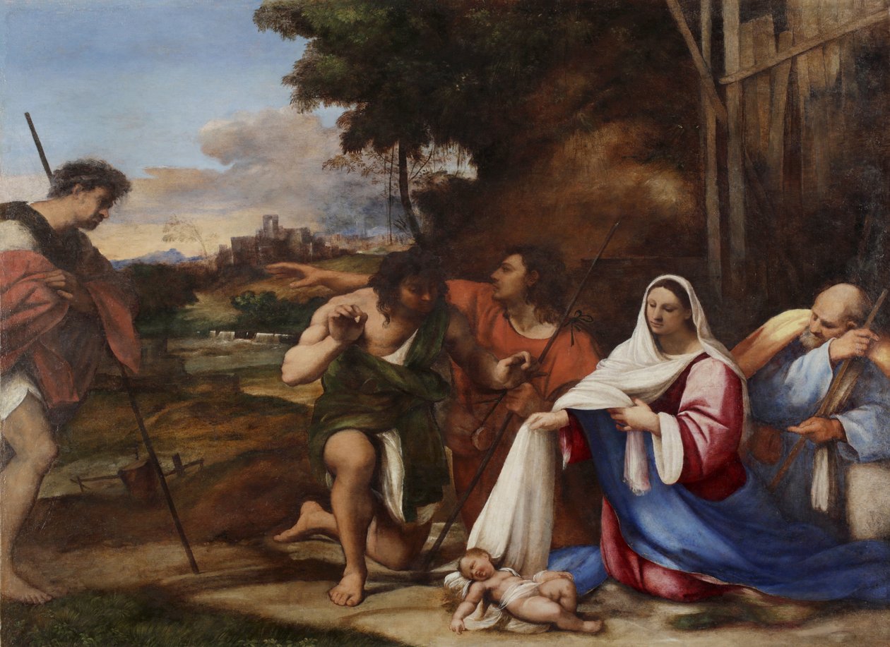 Adoración de los pastores, 1510 de Sebastiano del Piombo